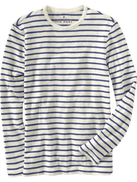 Old Navy Mens Striped Crew Neck Pullover
