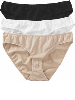 Maternity Low-Rise Bikini 3-Packs