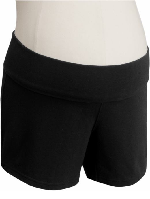 Old Navy Maternity Fold Over Waistband Yoga Shorts 5'