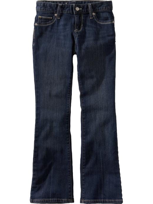 Old Navy Girls Dark Wash Boot Cut Jeans