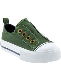Canvas Lace-Free Slip-Ons for Baby