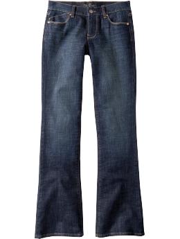 Women: Women's The Flirt Flared Jeans - Dark Authentic
