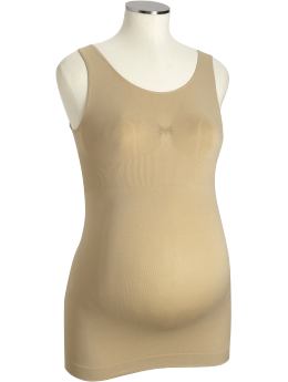 Maternity: Maternity Seamless Support Tanks - Nude