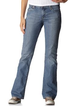 Women: Women's Mid-Rise Flared - "The Flirt" Jeans - Vintage