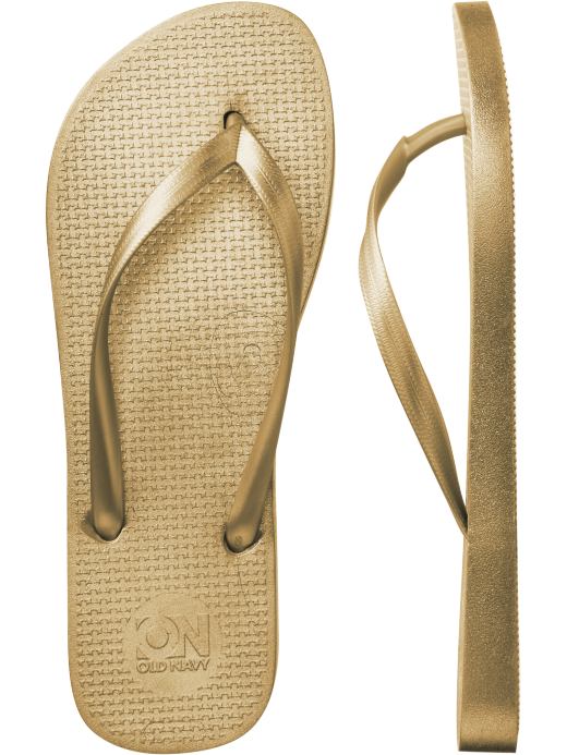 New Flops women & Shoes slippers Slippers Flip gap Flip Old Metallic Women's  for Flops: