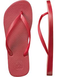 Women's New Metallic Flip-Flops