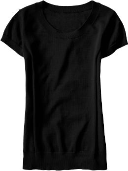 Women: Women's Scoop-Neck Sweaters - Black