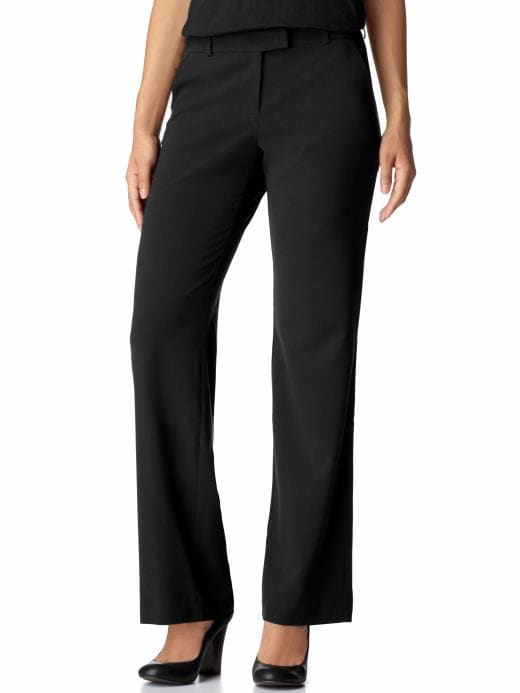 Old Navy Womens New Black Essential Classic Rise Trousers