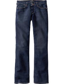 Women: Women's The Flirt Boot-Cut Jeans - Dark Worn