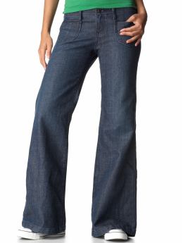 Women: Women's The Diva Wide-Leg Patch-Pocket Jeans - Dark Authentic