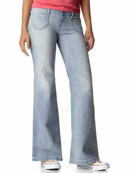 Women: Women's The Diva Wide-Leg Patch-Pocket Jeans - Vintage