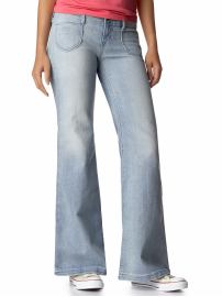 Women's The Diva Wide-Leg Patch-Pocket Jeans