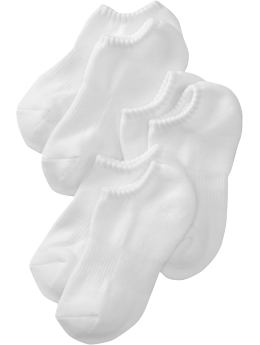 Shoes & Accessories: Boys Short Sport Sock 3-Packs - White