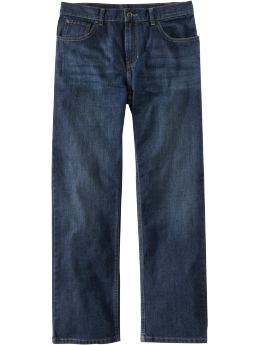 Men: Men's Straight-Fit Jeans - Med Authentic