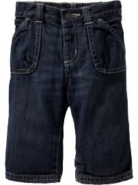 Pintucked-Pocket Jeans for Baby