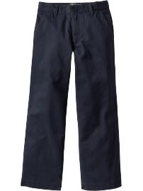 Boys Plain Front Khakis
