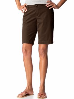 Women: Women's Low-Rise Perfect Khaki Bermudas (10") - Coffee Grounds