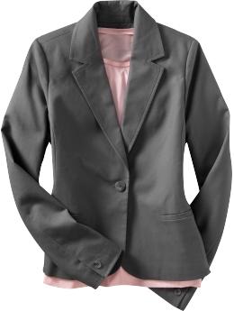 Women's Cotton Twill One-Button Blazers