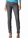 Women: Women's Lowest Rise Side Tab - "The Diva" Skinny Jeans - Slate Gray