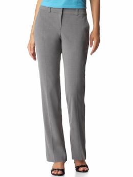 Women: Women's Essential Natural Rise Trousers - Heather Gray