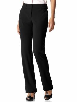 Women: Women's Essential Natural Rise Trousers - New Black