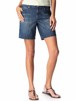 Women: Women's Classic Rise Denim Shorts (7") - Blue Steel