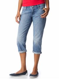 Women's The Diva Cuffed Denim Capris