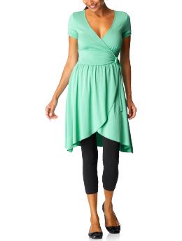Women: Women's Wrap Dresses - I Feel Teal