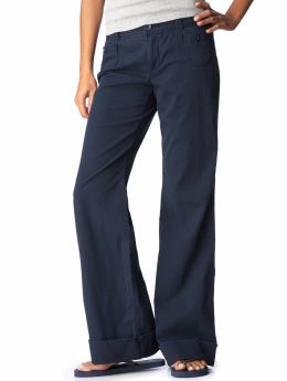 Women: Women's Mid-Rise Button-Pocket Pants - Dark Sea Blue