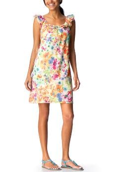 Women's Clothes: Women's Ruffled Scoop-Neck Dresses: Dresses | Old Navy : cotton voile blue white periwinkle clothing