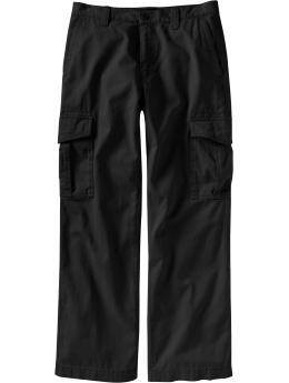 Men: Men's Loose-Fit Cargos - Black Jack