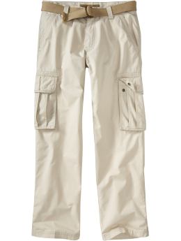 Men: Men's Belted Cargos - Pumice