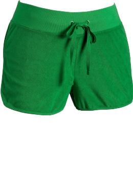 Women's Plus: Women's Plus Terry Shorts (3") - Green Light