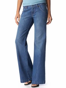Women: Women's The Flirt Patch-Pocket Wide-Leg Jeans - Suzie