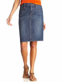 Women's High-Rise Denim Pencil Skirts
