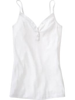 Women's Clothes: Women's Henley Camis: Steal This Look | Old Navy :  spring light green white clothing