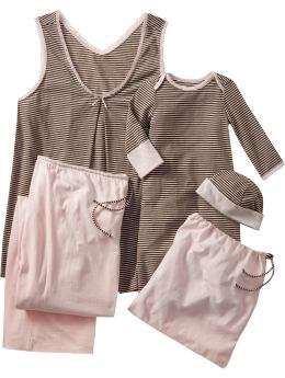Maternity: Maternity Mommy & Baby Nursing Sets - Dogwood Pink