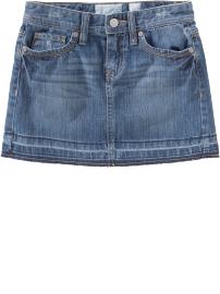 Girls Distressed Denim Minis