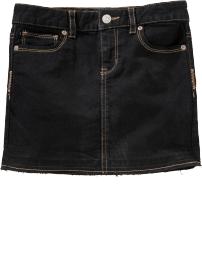 Girls Distressed Denim Minis