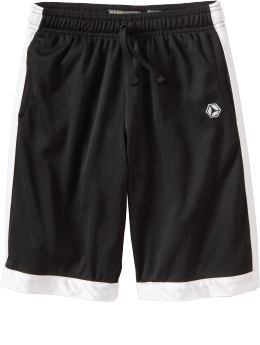 Boys: Boys Side-Stripe Active Shorts - Black
