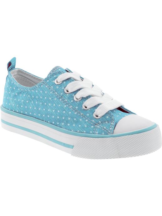 Girls Clothes: Girls Metallic Low-Top Sneakers: Shoes Shoes & Flip-Flops | Old Navy