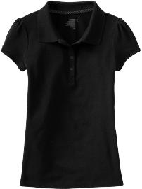 Girls Pique Uniform Polos