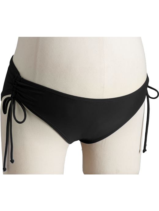 Maternity: Maternity Side-Tie Bikini Bottoms - Black