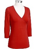 Maternity 3/4-Sleeve Nursing Tops