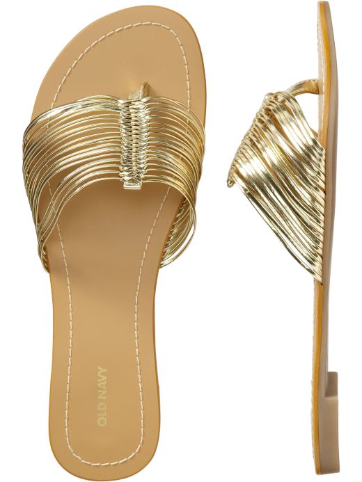 Women's Clothes: Women's Strappy Thong Sandals: Sandals Shoes & Slippers | Old Navy