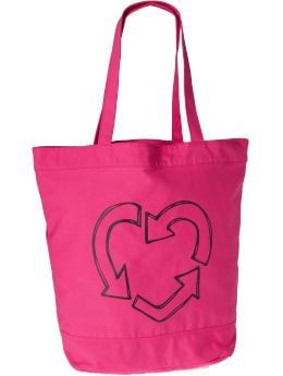 Women: Women's Eco-Graphic Totes - Pink