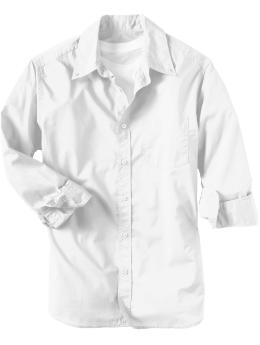 Men Men39s Poplin Shirts White