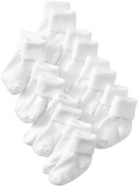 Triple-Roll Sock 8-Packs for Baby