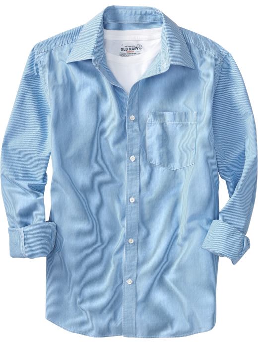 Old Navy Mens Patterned Dress Shirts