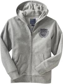 Boys Team-Style Graphic Zip Hoodies